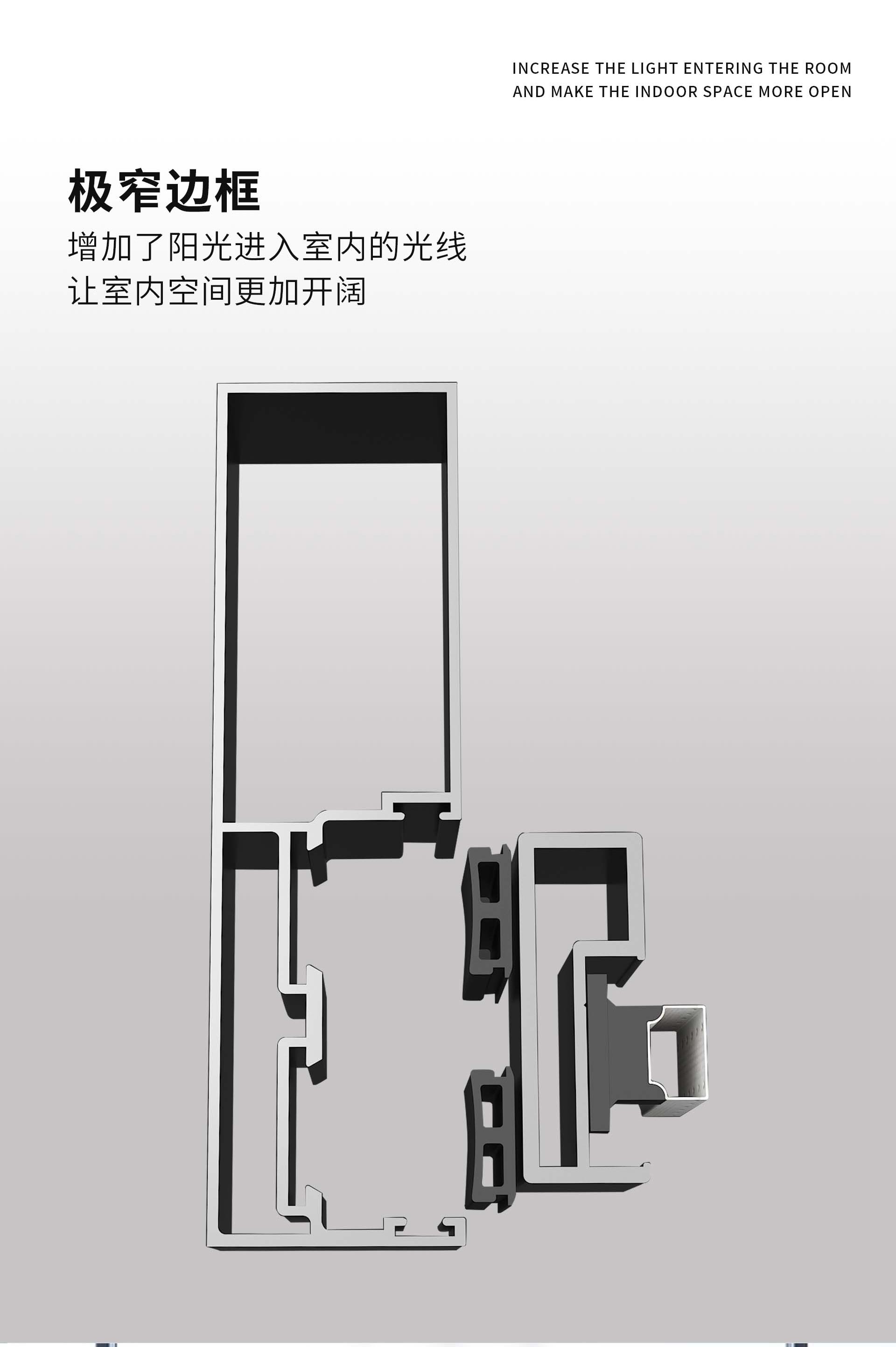 16极窄推拉门